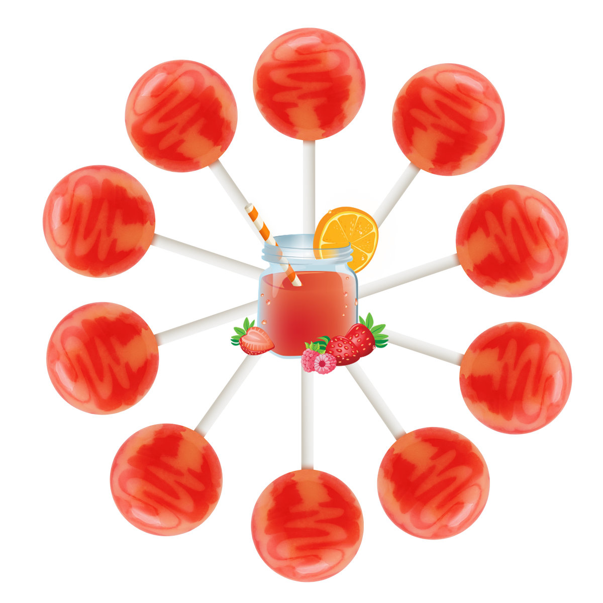 240ct. Party Punch Lollipop Box – Original Gourmet Food Co