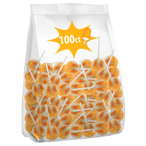 100ct. Orange Creamsicle Mini Lollipop Bag