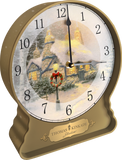 Thomas Kincade Stone Hearth Clock Shortbread Cookie Tin