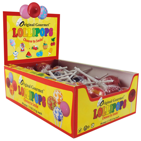 Full Case of 48ct Lollipop Counter Display (288 Lollipops)