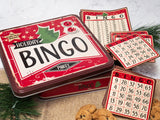 Holiday Bingo Game Tin w/ 10oz Chocolate Chip Cookies