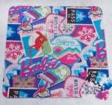 Barbie Winter Puzzle Tin w/ 7oz  Barbie shaped Chocolate Chip Cookies