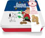 Music & Lights  Snoopy &  Charlie Brown Tin w/ 12oz of Sugar Cookies.